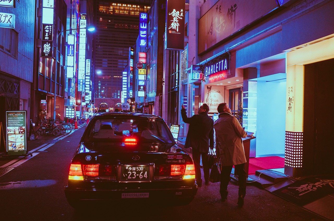 市街地の道路